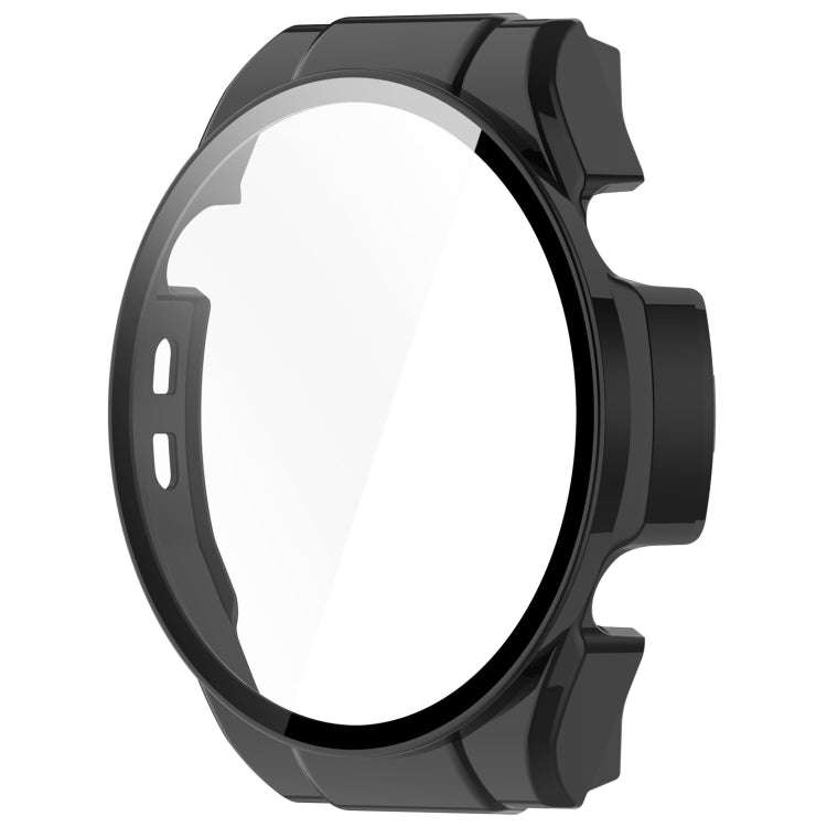 For Xiaomi Haylou Watch R8 PC + Tempered Film Integrated Watch Protective Case(Black)