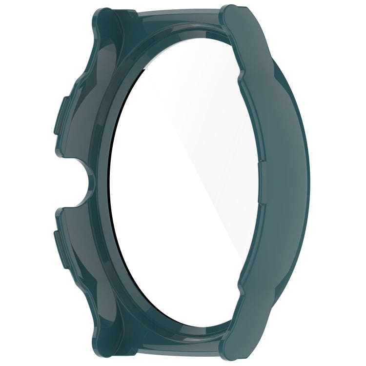 For Xiaomi Haylou Solar Lite R001 PC + Tempered Film Integrated Watch Protective Case(Pine Green)