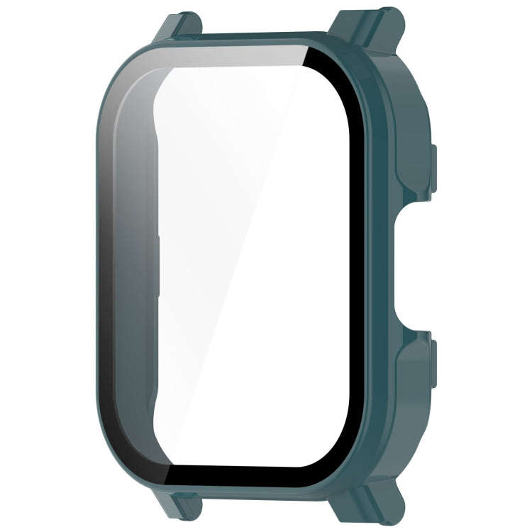 For Xiaomi Haylou Watch 2 LS02 PC + Tempered Film Integrated Watch Protective Case(Pine Green)