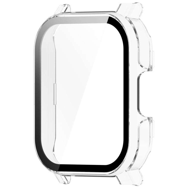 For Xiaomi Haylou Watch 2 LS02 PC + Tempered Film Integrated Watch Protective Case(Transparent Wh...