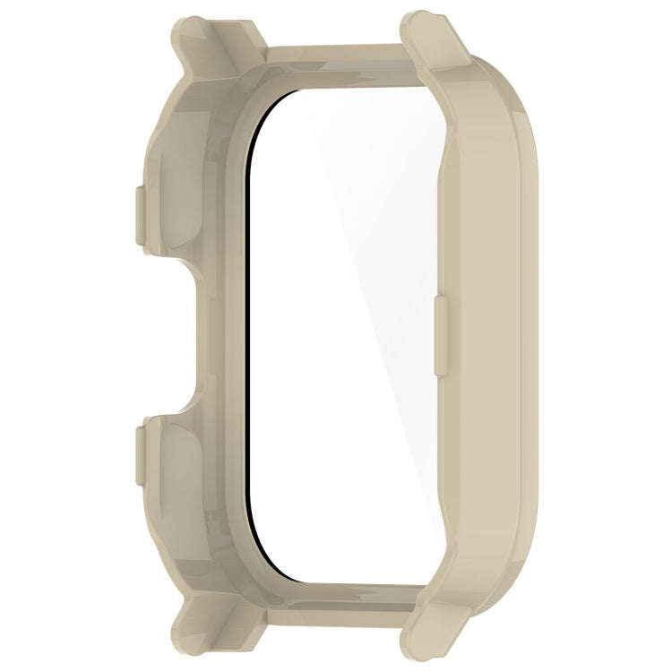 For Xiaomi Haylou Watch 2 LS02 PC + Tempered Film Integrated Watch Protective Case(Ivory White)