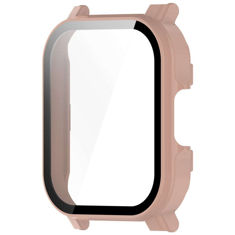For Xiaomi Haylou Watch 2 LS02 PC + Tempered Film Integrated Watch Protective Case(Pink)