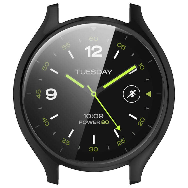 For Xiaomi Watch 2 Full Coverage TPU Electroplated Watch Protective Case(Black)