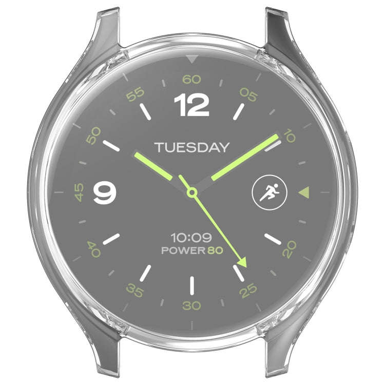 For Xiaomi Watch 2 Full Coverage TPU Electroplated Watch Protective Case(Transparent)
