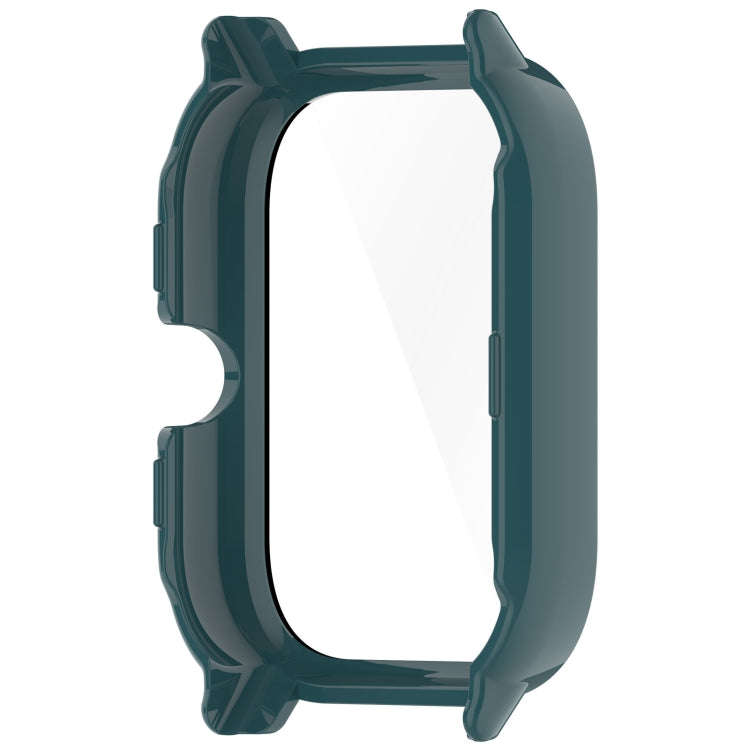 For P66 / P66D / P66ED 1.85 inch Watch PC + Tempered Film Integrated Watch Protective Case(Pine G...