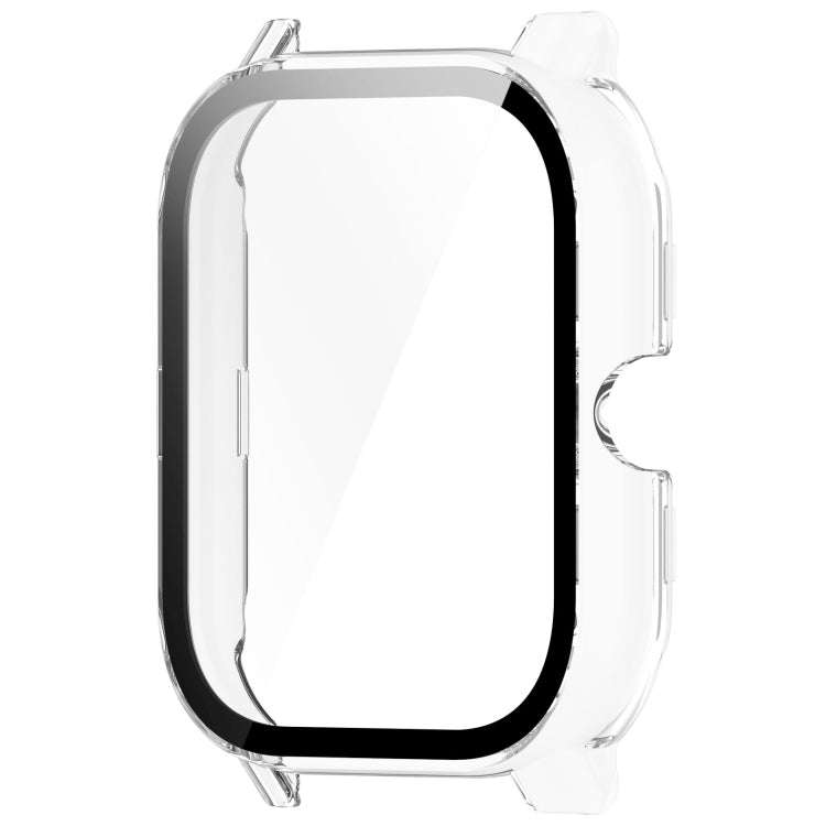 For P66 / P66D / P66ED 1.85 inch Watch PC + Tempered Film Integrated Watch Protective Case(Transp...