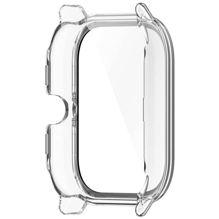 For P66 / P66D / P66ED 1.85 inch Watch PC + Tempered Film Integrated Watch Protective Case(Transp...