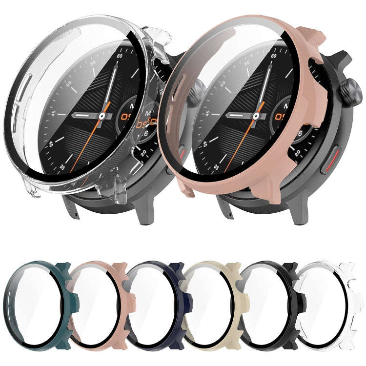 For Xiaomi Mibro Watch Lite 2 PC + Tempered Film Integrated Watch Protective Case(Pine Green)