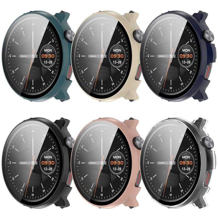 For Xiaomi Mibro Watch Lite 2 PC + Tempered Film Integrated Watch Protective Case(Pine Green)