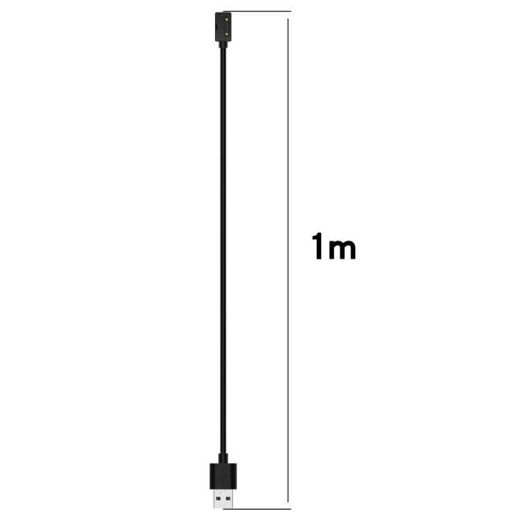 For ASUS VivoWatch 5 AERO Smart Watch Band Charging Cable, Length: 1m(Black)