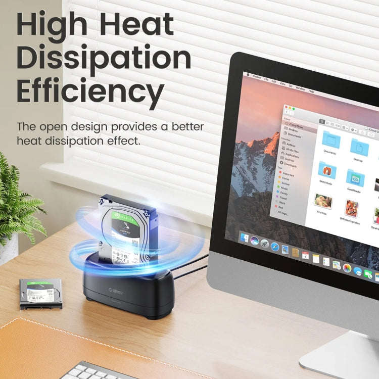 ORICO DD18C3 Single Bay 2.5 & 3.5 inch SATA Drive Docking Station, Plug Type:EU Plug