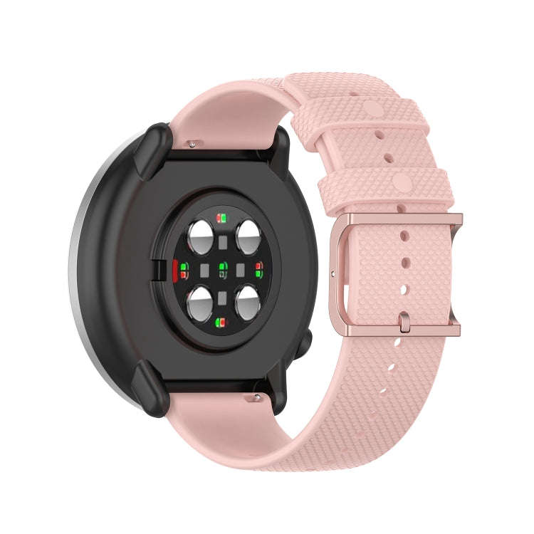 For Polar Ignite 20mm Dot Texture Watch Band(Light Pink)