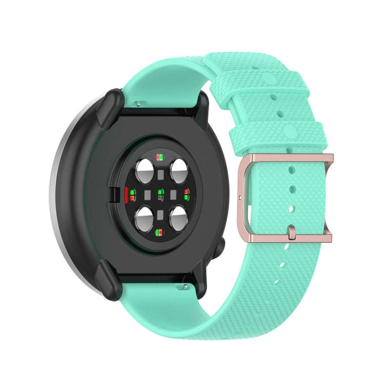 For Polar Ignite 20mm Dot Texture Watch Band(Mint Green)