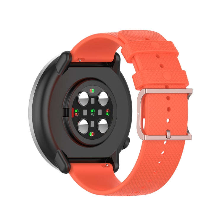 For Polar Ignite 20mm Dot Texture Watch Band(Orange)