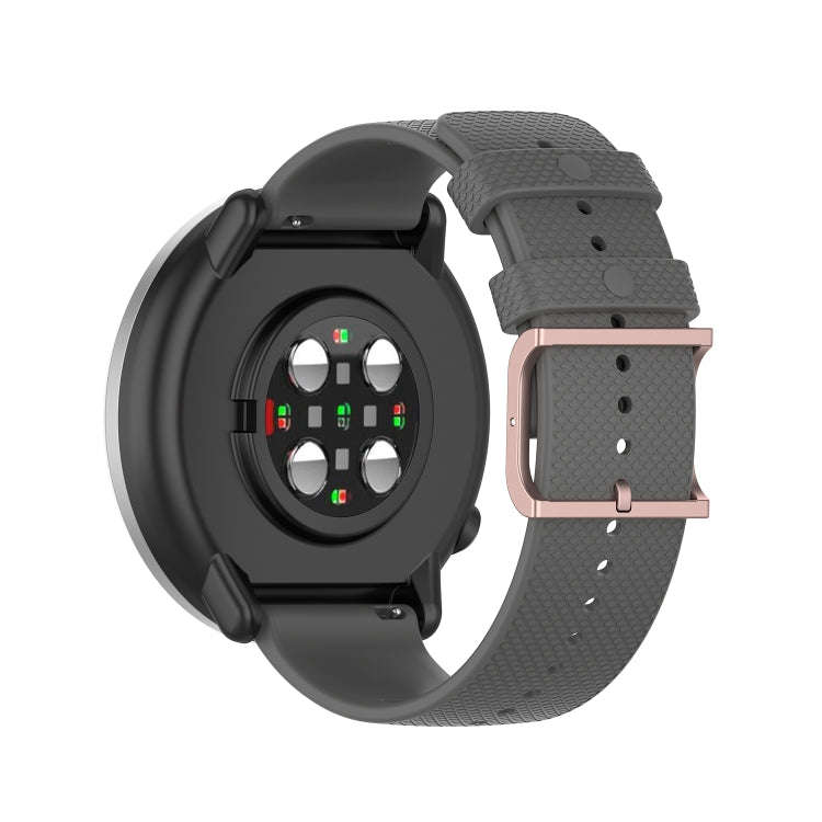 For Polar Ignite 20mm Dot Texture Watch Band(Grey)