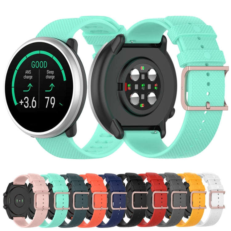 For Polar Ignite 20mm Dot Texture Watch Band(Orange)
