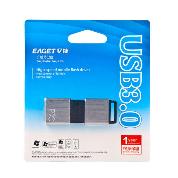 EAGET F90 256G USB 3.0 Interface Metal Flash U Disk