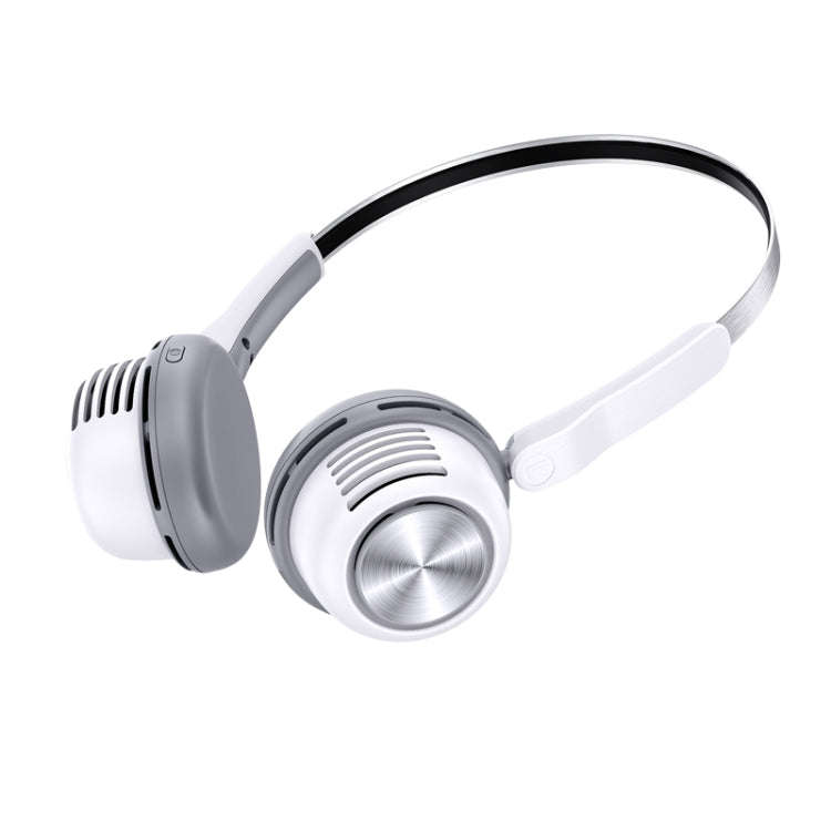 MF088 XINGLUO Neck Band Electric Fan(White)