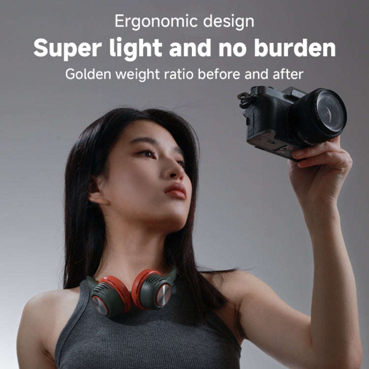 MF088 XINGLUO Neck Band Electric Fan(Rose Gold)