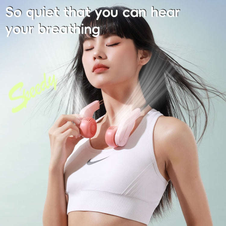MF089 Speedy Neck Band Electric Fan(White)