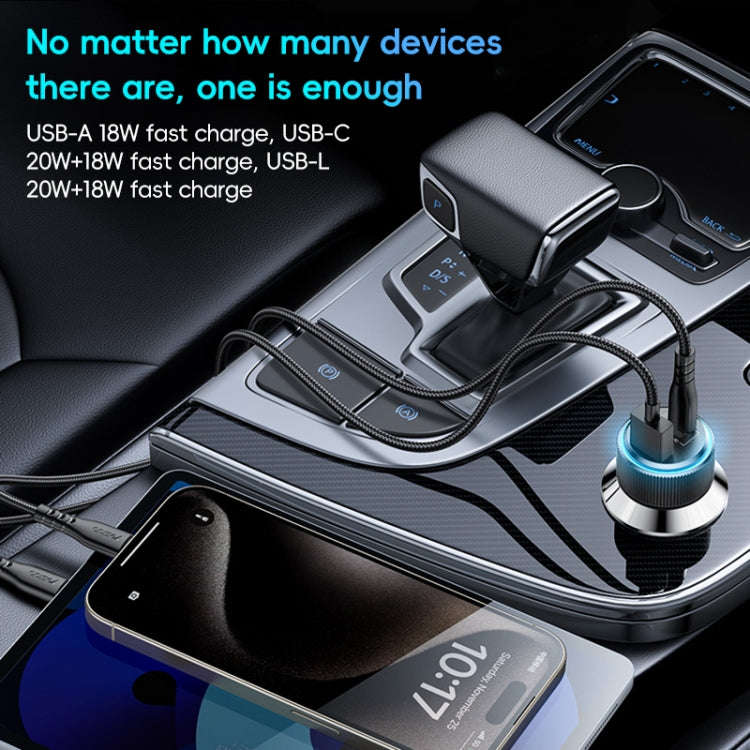Yesido Y60 38W Car Fast Charging Charger(Black)