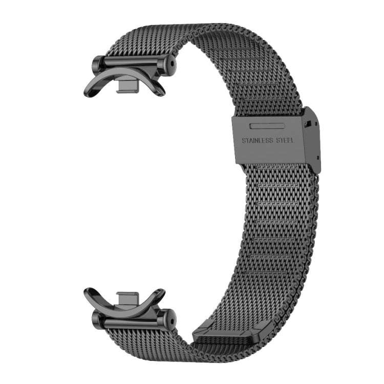 For Xiaomi Mi Band 8 / 9 / 9 NFC Mijobs GT4 Milan Buckle Metal Watch Band(Black)