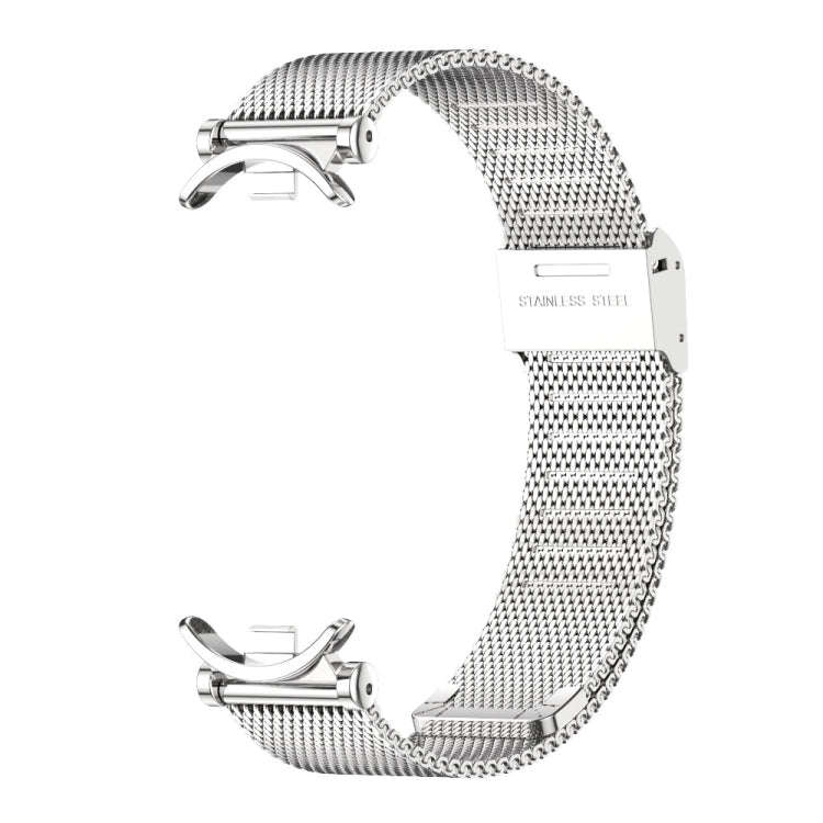 For Xiaomi Mi Band 8 / 9 / 9 NFC Mijobs GT4 Milan Buckle Metal Watch Band(Silver)