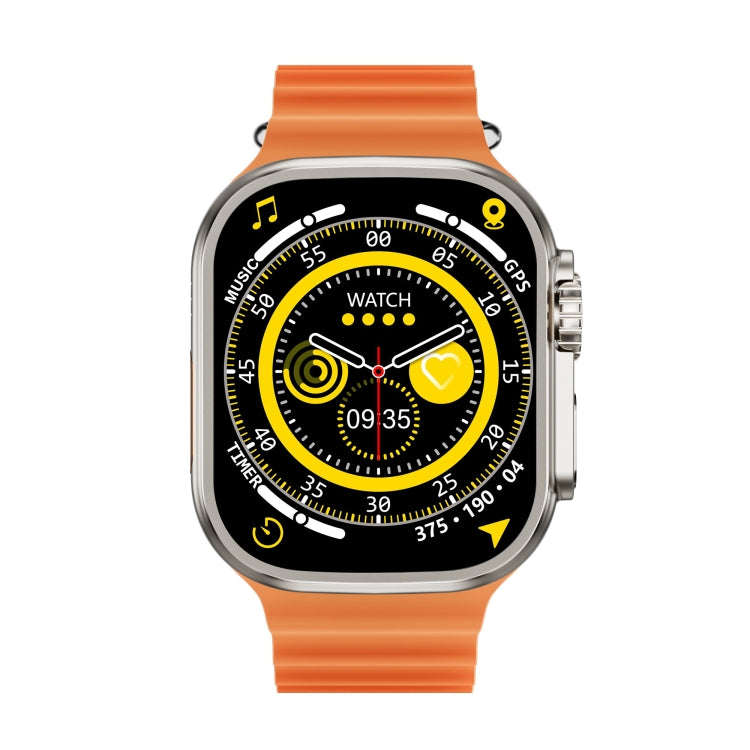 ZGA W02 2.02 inch Screen Seconds Hand BT Call Smart Watch, Support Heart Rate / AI Voice Assistan...