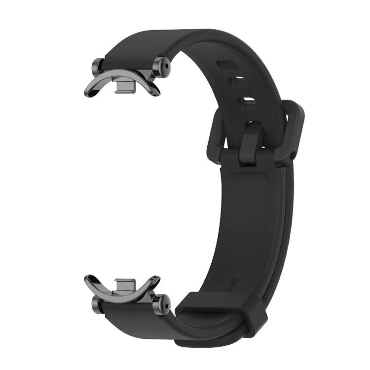 For Xiaomi Mi Band 8 / 9 / 9 NFC Mijobs GT4 Silicone Breathable Watch Band(Black)