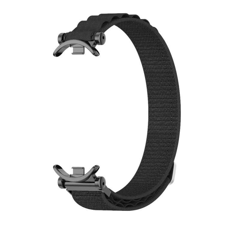 For Xiaomi Mi Band 8 / 9 / 9 NFC Mijobs GT4 Nylon Breathable Watch Band(Black)