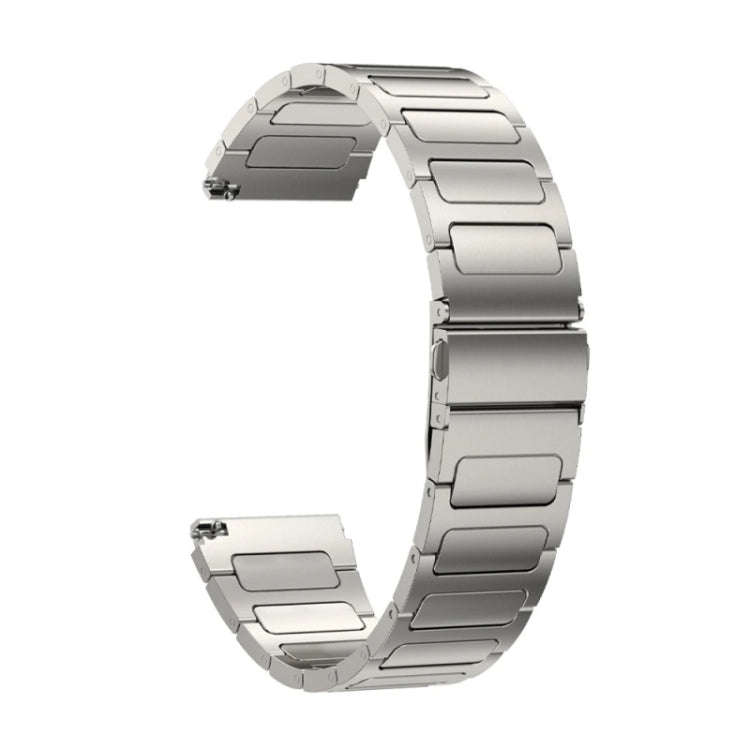 For Huawei Watch 4 / 4 Pro 22mm Flat Buckle Titanium Alloy Watch Band(Gray)