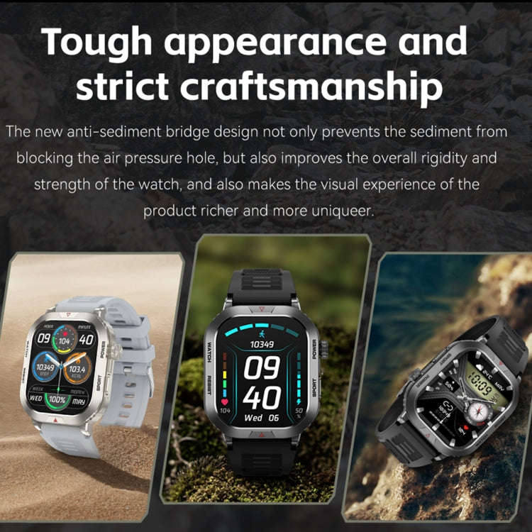 ZW66 2.01 inch BT5.1 Fitness Wellness Smart Watch, Support Bluetooth Call / Sleep / Blood Oxygen ...