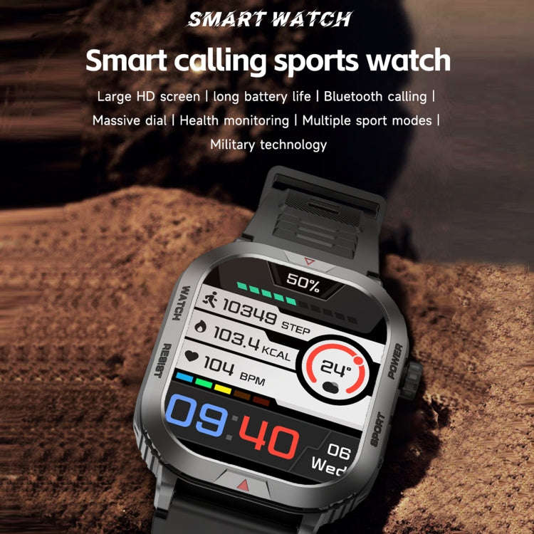 ZW66 2.01 inch BT5.1 Fitness Wellness Smart Watch, Support Bluetooth Call / Sleep / Blood Oxygen ...