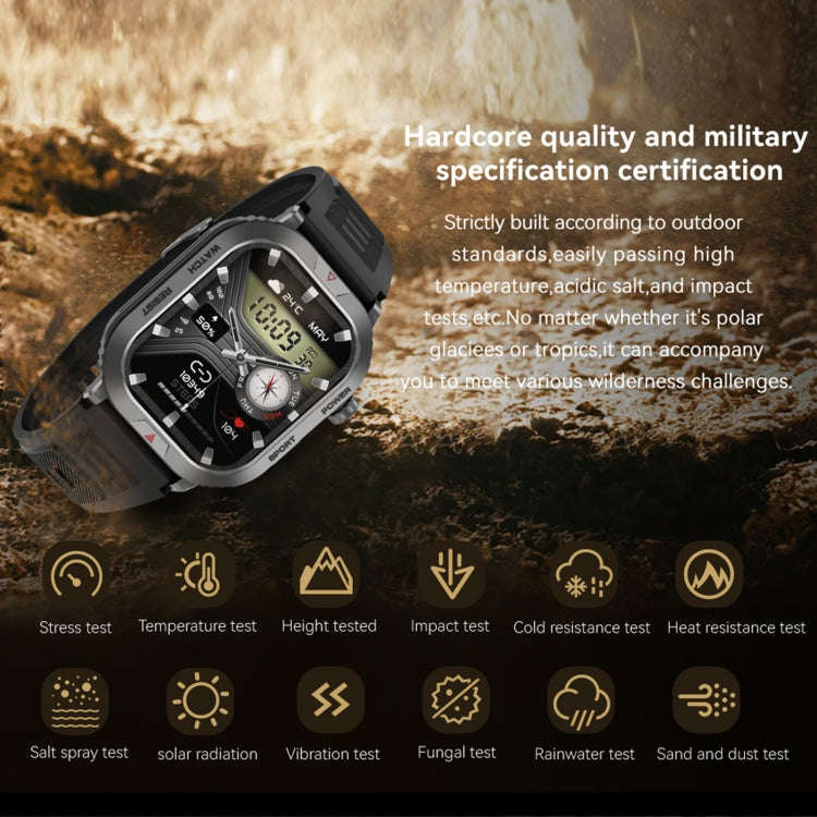 ZW66 2.01 inch BT5.1 Fitness Wellness Smart Watch, Support Bluetooth Call / Sleep / Blood Oxygen ...