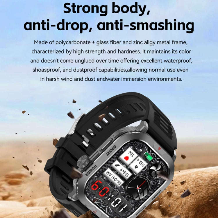ZW66 2.01 inch BT5.1 Fitness Wellness Smart Watch, Support Bluetooth Call / Sleep / Blood Oxygen ...