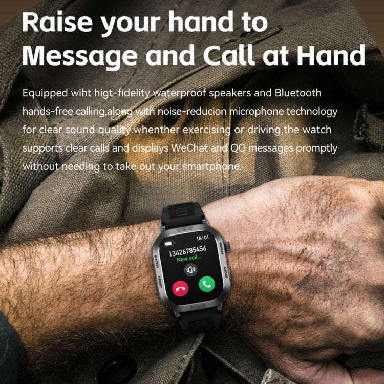 ZW66 2.01 inch BT5.1 Fitness Wellness Smart Watch, Support Bluetooth Call / Sleep / Blood Oxygen ...
