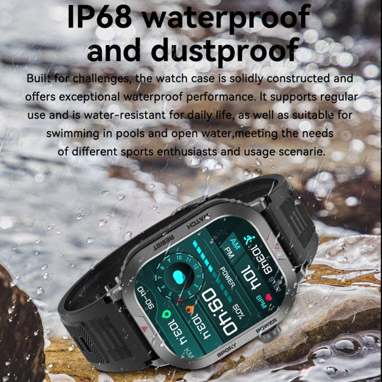 ZW66 2.01 inch BT5.1 Fitness Wellness Smart Watch, Support Bluetooth Call / Sleep / Blood Oxygen ...