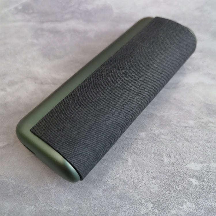 For IQOS ILUMA Prime/i Prime Solid Color Fabric Electronic Cigarette Protective Case(Black)