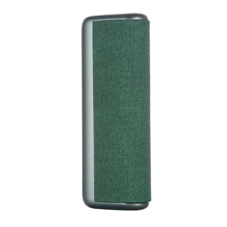 For IQOS ILUMA Prime/i Prime Solid Color Fabric Electronic Cigarette Protective Case(Green)