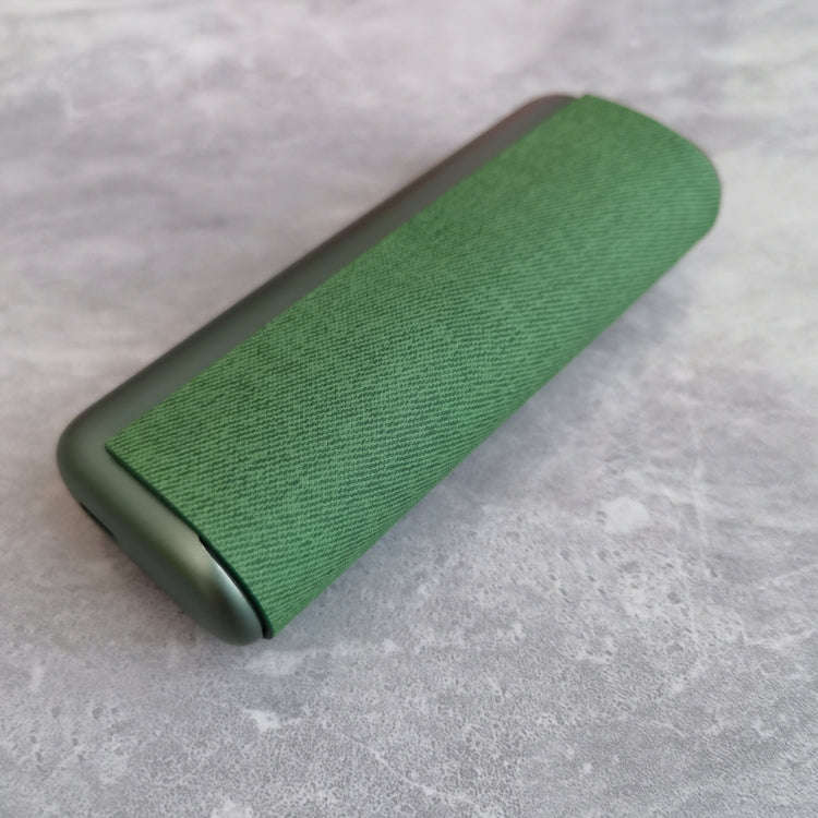 For IQOS ILUMA Prime/i Prime Solid Color Fabric Electronic Cigarette Protective Case(Green)