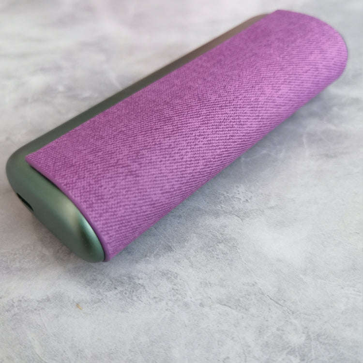 For IQOS ILUMA Prime/i Prime Solid Color Fabric Electronic Cigarette Protective Case(Purple)