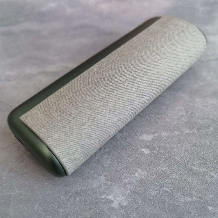 For IQOS ILUMA Prime/i Prime Solid Color Fabric Electronic Cigarette Protective Case(Grey)