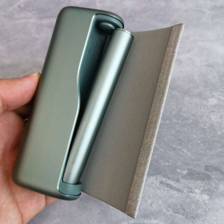 For IQOS ILUMA Prime/i Prime Solid Color Fabric Electronic Cigarette Protective Case(Green)