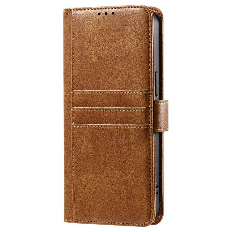 For Motorola Edge 60 Pro Simple 6-Card Wallet Leather Phone Case(Brown)