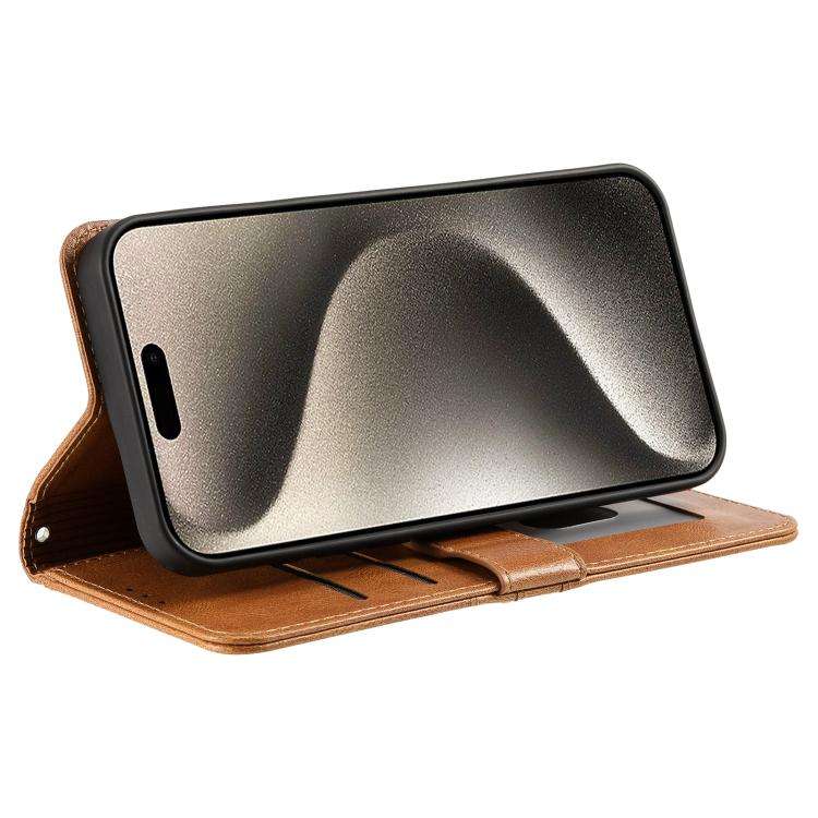 For Motorola Edge 60 Pro Simple 6-Card Wallet Leather Phone Case(Brown)