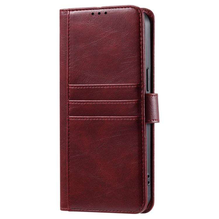 For Motorola Edge 60 Pro Simple 6-Card Wallet Leather Phone Case(Wine Red)