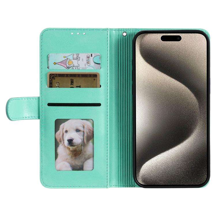 For Motorola Edge 60 Pro Simple 6-Card Wallet Leather Phone Case(Green)