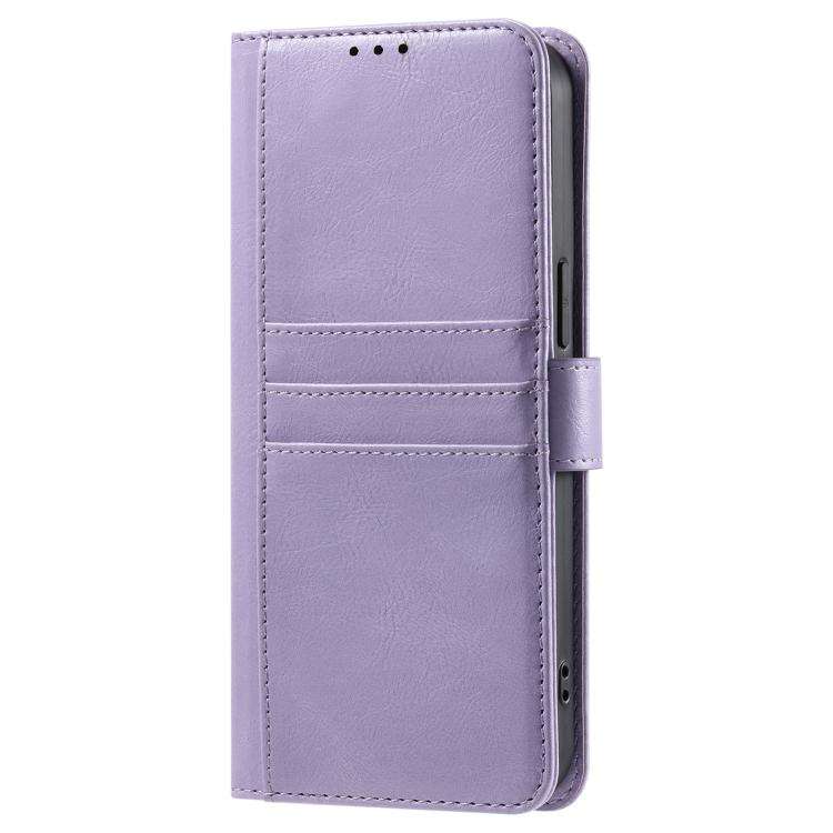 For Motorola Edge 60 Pro Simple 6-Card Wallet Leather Phone Case(Purple)