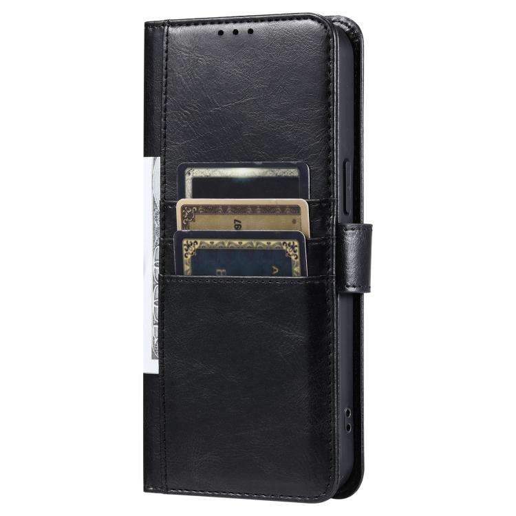 For Motorola Edge 60 Pro Simple 6-Card Wallet Leather Phone Case(Black)