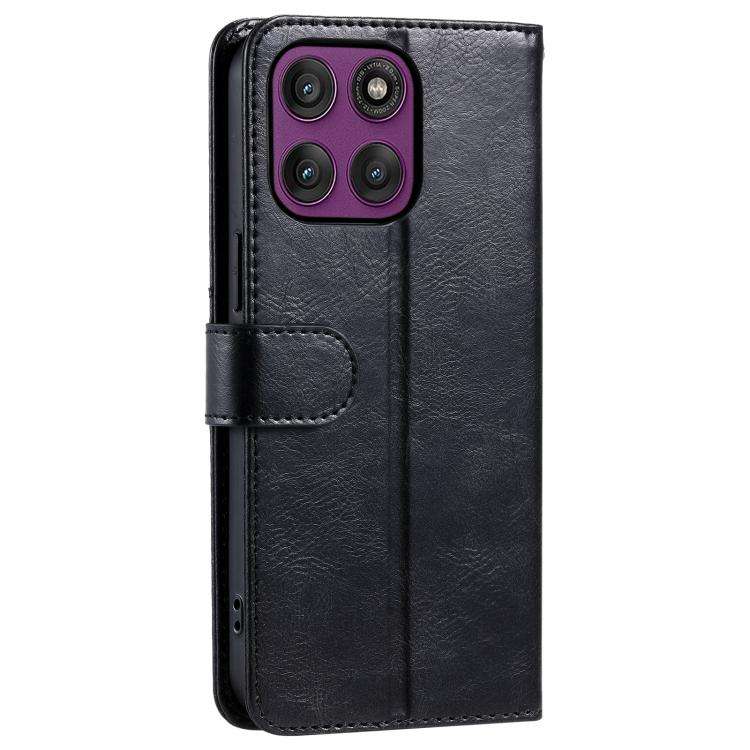 For Motorola Edge 60 Pro Simple 6-Card Wallet Leather Phone Case(Black)